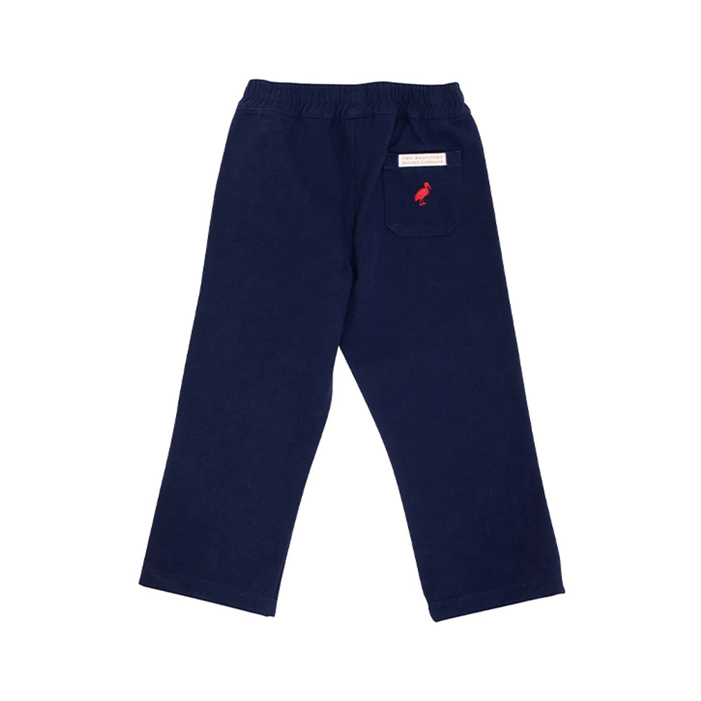 Sheffield Pants - Twill - Nantucket Navy with Richmond Red Stork