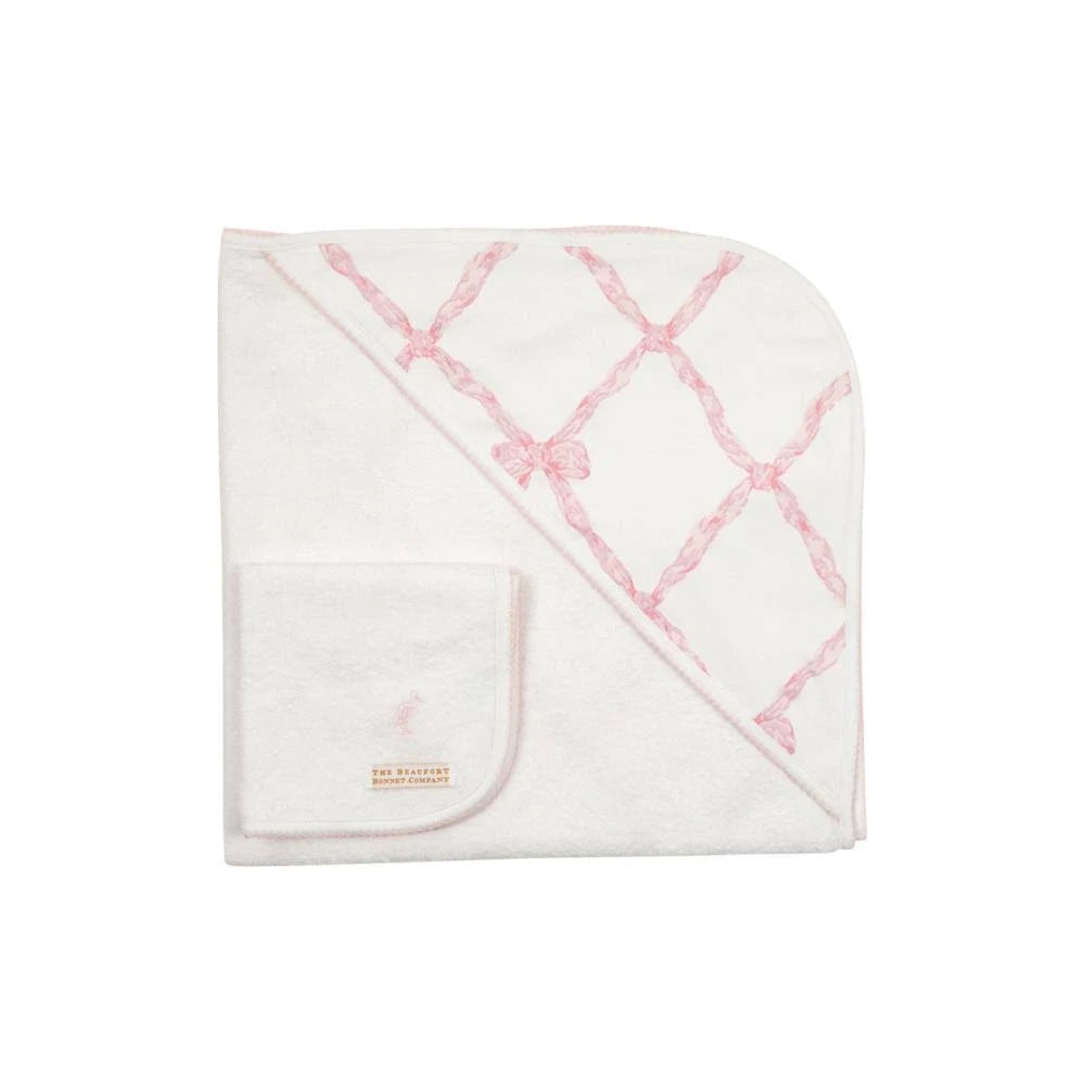 Rub-A-Dub Gift Set - Belle Meade Bow with Palm Beach Pink