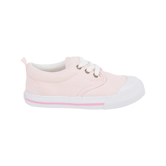 Prep Step Sneakers - Palm Beach Pink with Pinstripe