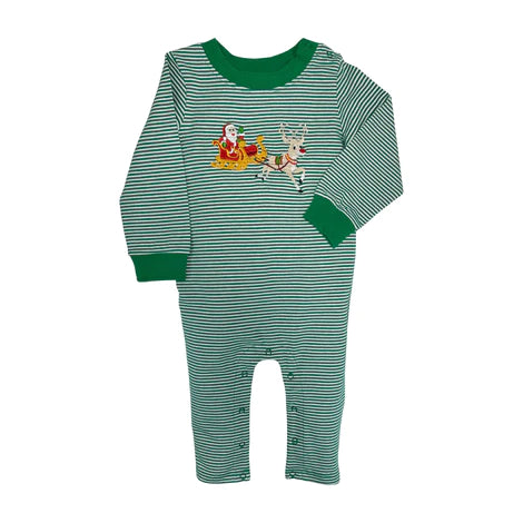 Sleigh Applique Boy's Romper