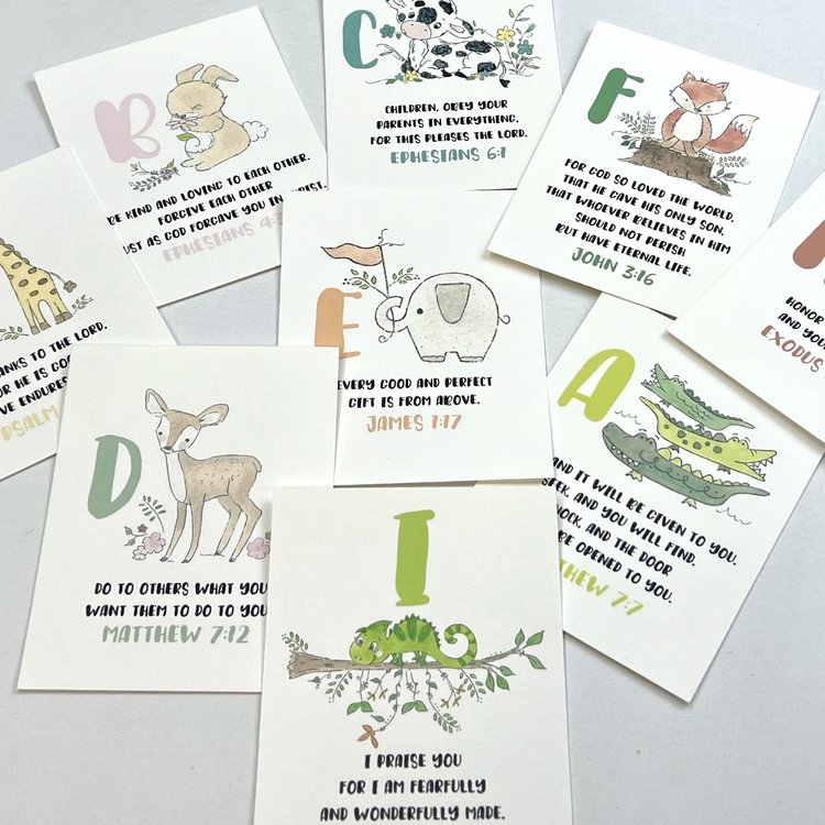ABC Scripture Cards for Kids