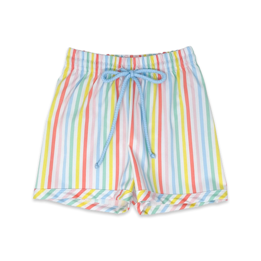 Barnes Bathing Suit - Rainbow Stripe
