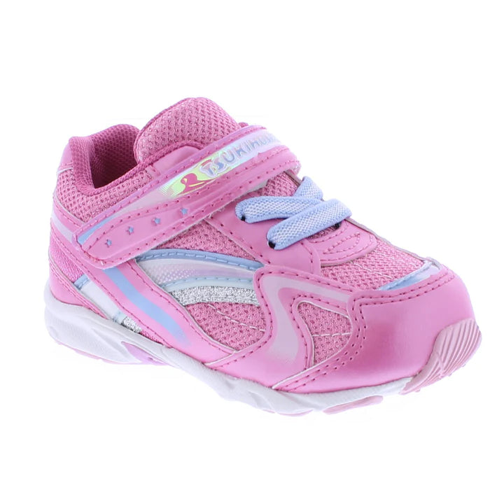 Tsukihoshi Shoes - Glitz Pink and Light Blue 5.0 to 8.0 Toddler
