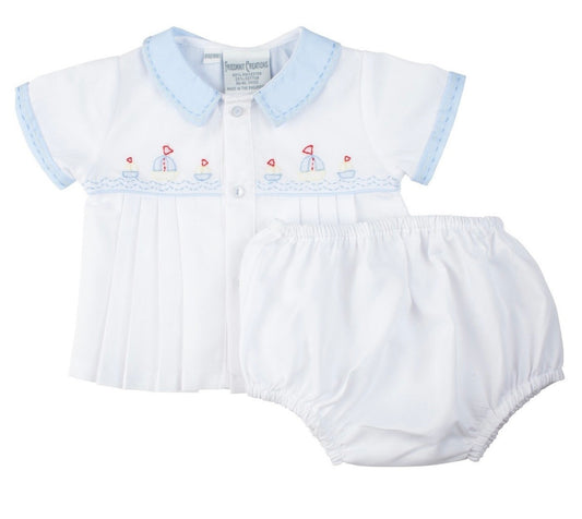 Preemie Sailboat Diaper Set