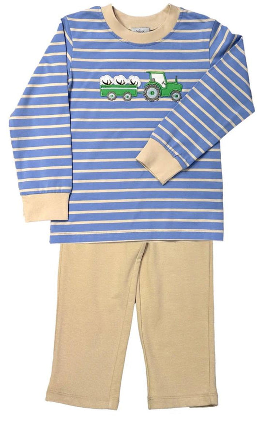 Boy's "Cotton Tractor" Pantset