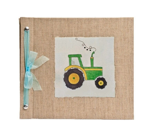 Tractor Baby Memory Book
